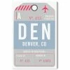 Oliver Gal Denver Luggage Tag Canvas Art Collection