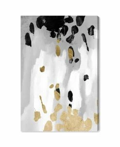 Oliver Gal 22707 Upscale Gold And Noir Canvas Art, 30 X 45