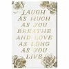 Oliver Gal Breathe Love Quote Giclee Art Print On Gallery Wrap Canvas