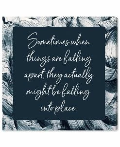 Oliver Gal Positive Life Quote Giclee Art Print On Gallery Wrap Canvas