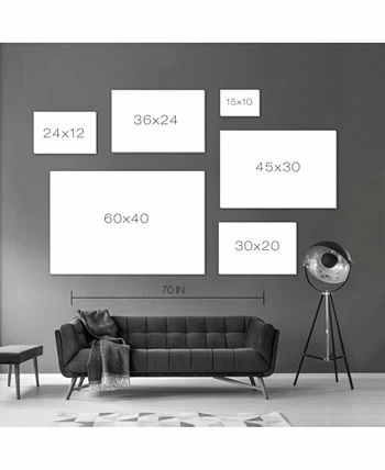 Oliver Gal Couture Road Sign Canvas Art, 45 X 30 - Image 2