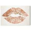Oliver Gal Solid Kiss Copper Canvas Art, 15 X 10