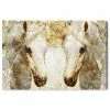 Oliver Gal Horse Heads Giclee Art Print On Gallery Wrap Canvas