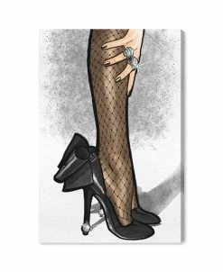 Oliver Gal Black Satin Canvas Art Collection