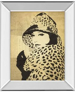Classy Art Fashion News II By Wild Apple Graphics Mirror Framed Print Wall Art, 22 X 26