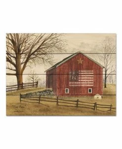 COURTSIDE MARKET Flag Barn 12 X 16 Wood Pallet Wall Art