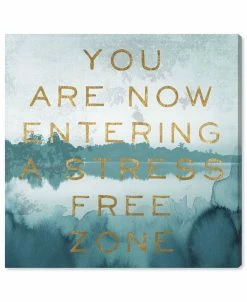 Oliver Gal Stress Free Zone Canvas Art Collection