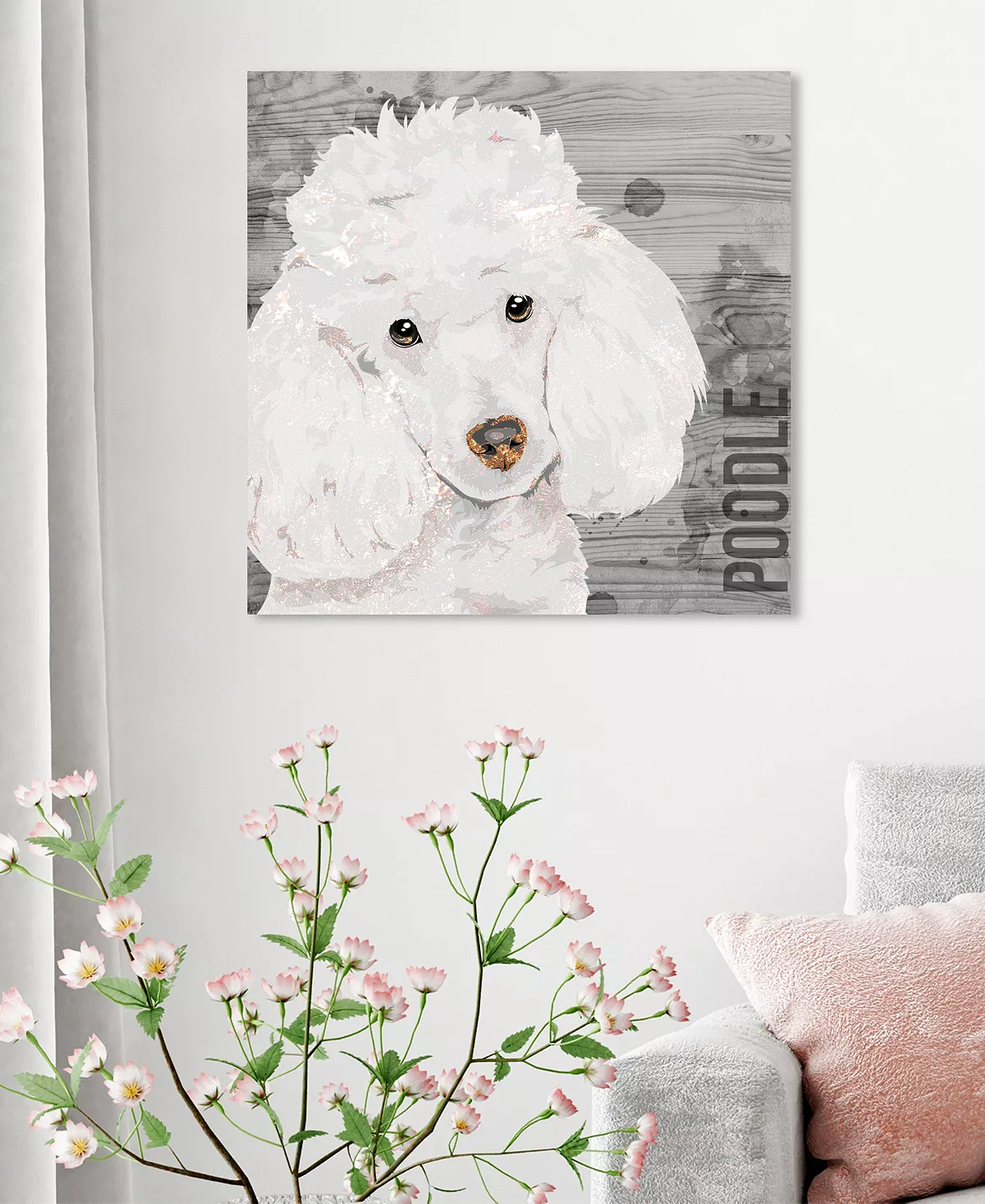 Oliver Gal Paint Dog Portrait Giclee Art Print On Gallery Wrap Canvas - Image 6