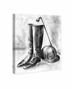 Oliver Gal Jockey Still Life Canvas Art, 30 X 36