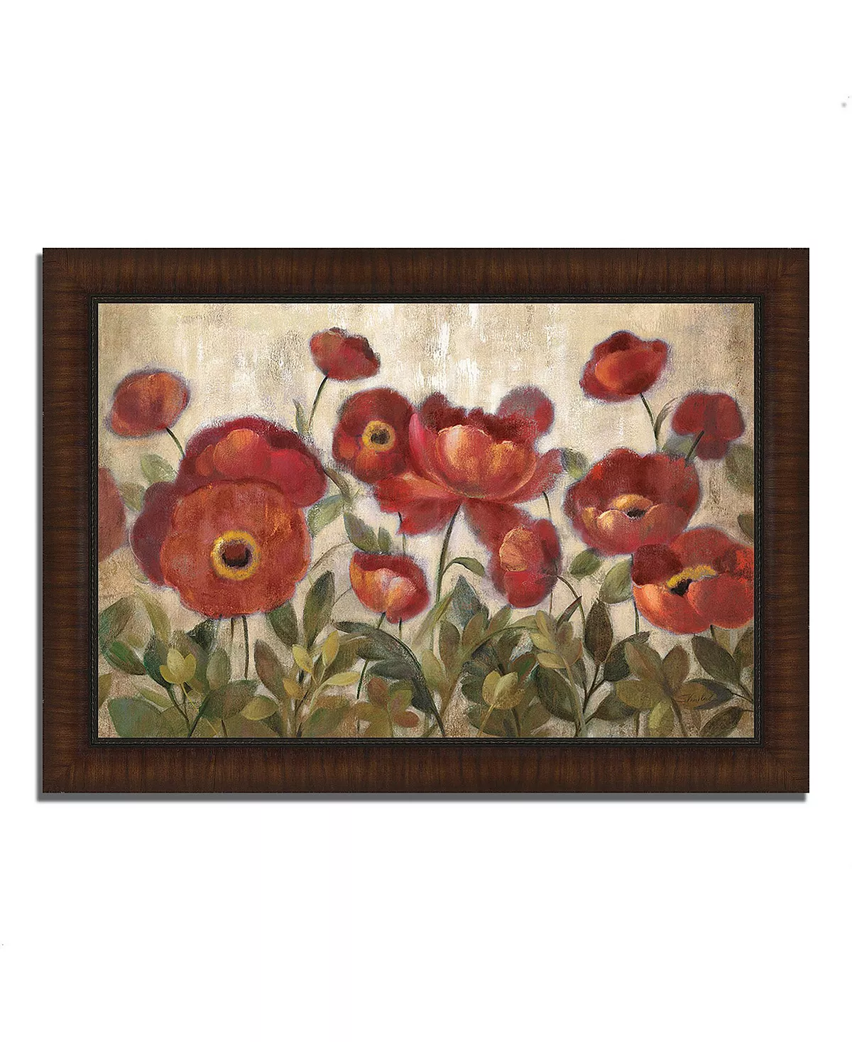 Tangletown Fine Art Daydreaming Flowers By Silvia Vassileva Framed Painting Print, 42 X 30 - Image 2