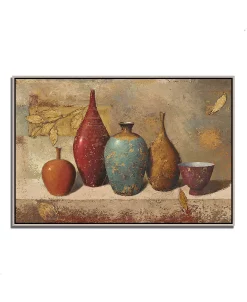 Tangletown Fine Art Leaves And Vessels By James Wiens Fine Art Giclee Print On Gallery Wrap Canvas, 32 X 22