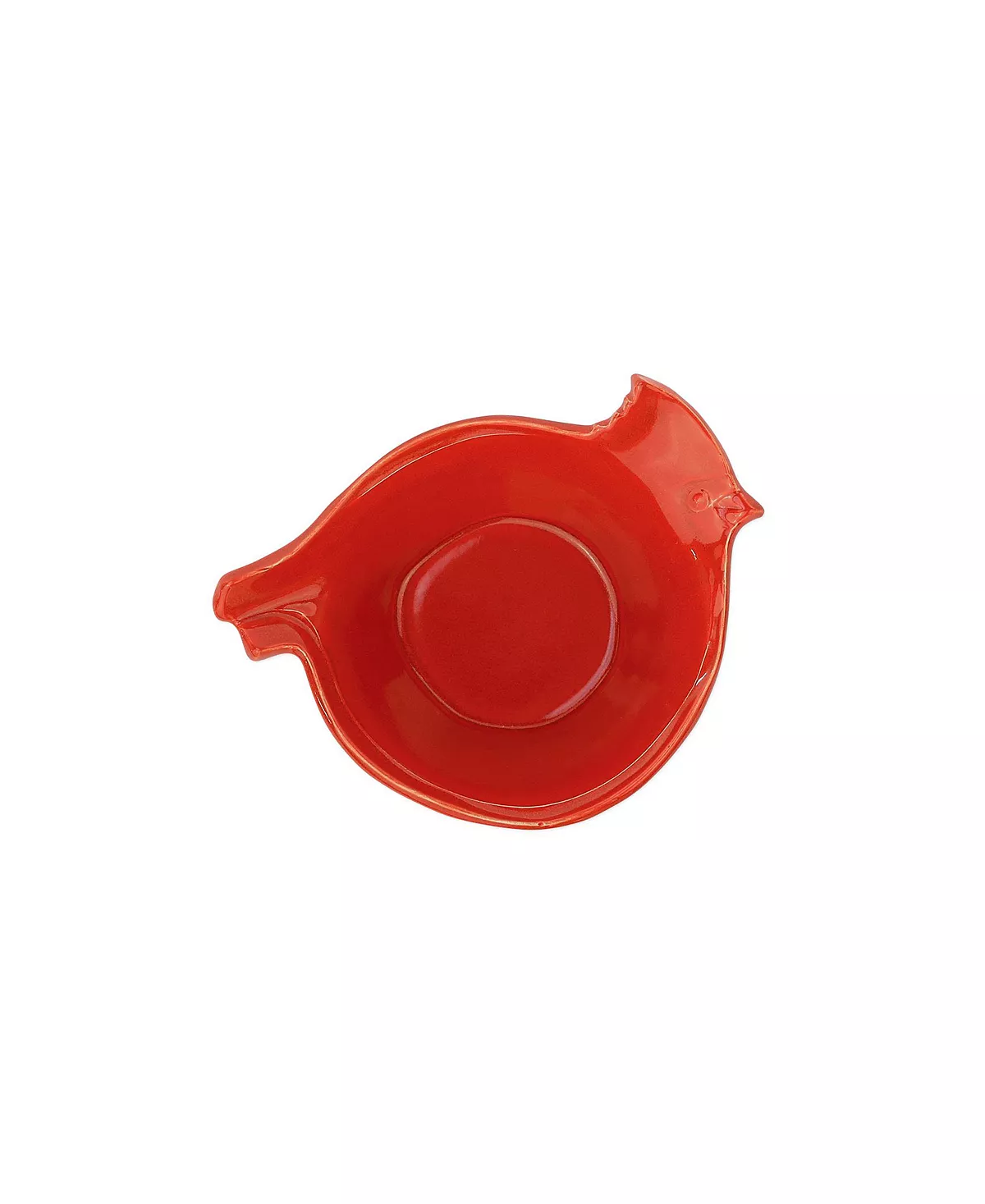 Vietri Lastra Holiday Figural Red Bird Small Bowl - Image 3