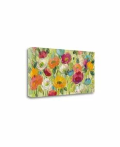 Tangletown Fine Art Chartreuse Garden By Silvia Vassileva Giclee Print On Gallery Wrap Canvas, 47 X 24