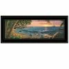 Trendy D&eacute;cor 4U Summer Breeze By Kim Norlien, Ready To Hang Framed Print, Black Frame, 27 X 11