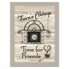 Trendy D&eacute;cor 4U Ime For Friends By Millwork Engineering, Ready To Hang Framed Print, Sand Frame, 10 X 14