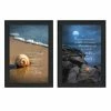 Trendy D&eacute;cor 4U Sea Dream Collection By Robin-Lee Vieira, Printed Wall Art, Ready To Hang, Black Frame, 30 X 21