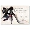 Oliver Gal A Girl Canvas Art - 24 X 16 X 1.5