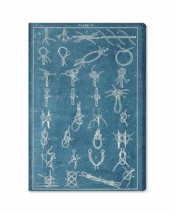 Oliver Gal Sailing Rope Guide Giclee Art Print On Gallery Wrap Canvas