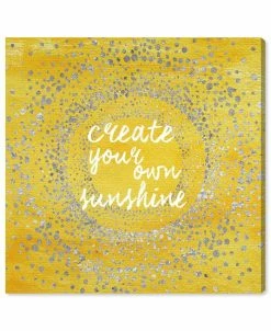 Oliver Gal Create Quote Giclee Art Print On Gallery Wrap Canvas