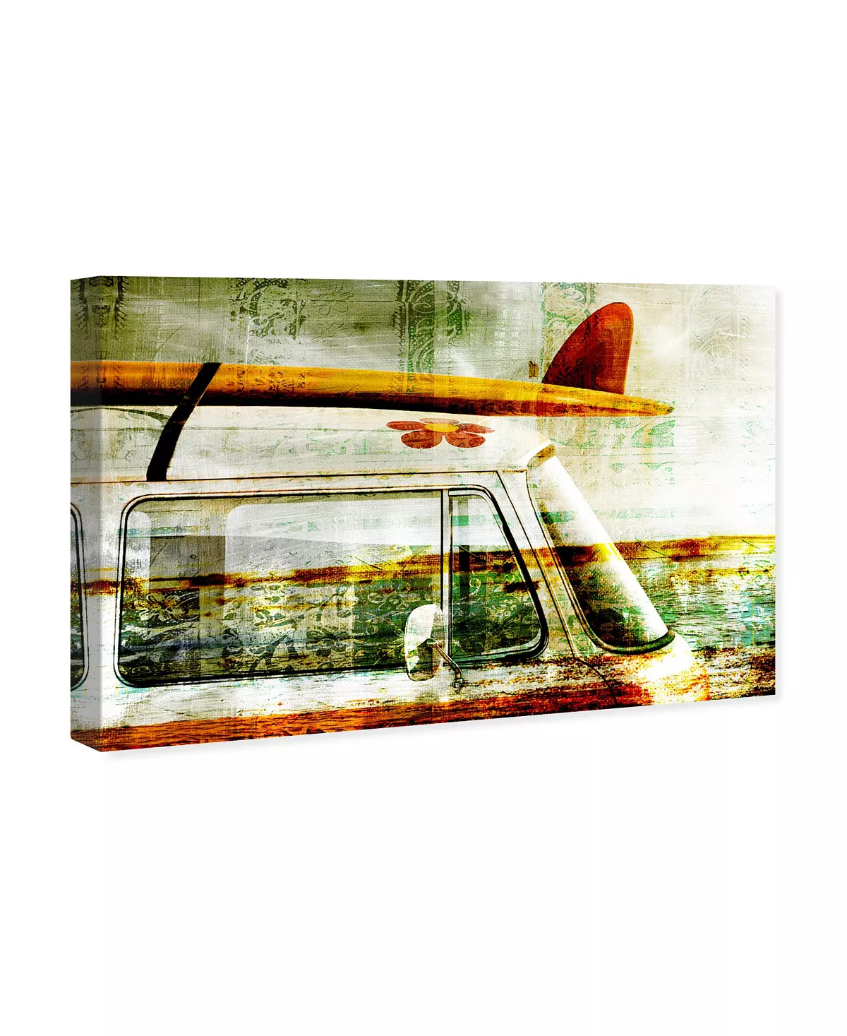 Oliver Gal Surf Van Canvas Art, 45 X 30 - Image 5