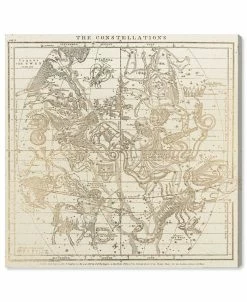 Oliver Gal Constellations Canvas Art, 16 X 16