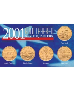 American Coin Treasures 2001 Gold-Layered State Quarters