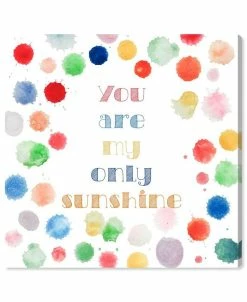 Oliver Gal My Only Sunshine Canvas Art, 24 X 24