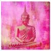 Oliver Gal Buddha Pink Canvas Art Collection