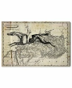 Oliver Gal Kentucky Canvas Art - 16 X 24 X 1.5