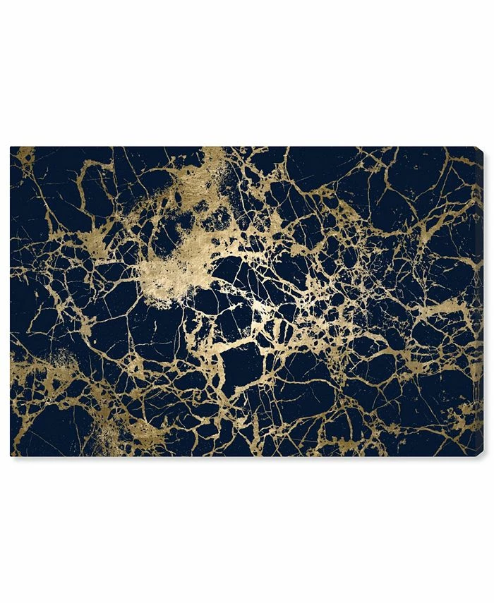 Oliver Gal Cracks Texture Giclee Art Print On Gallery Wrap Canvas