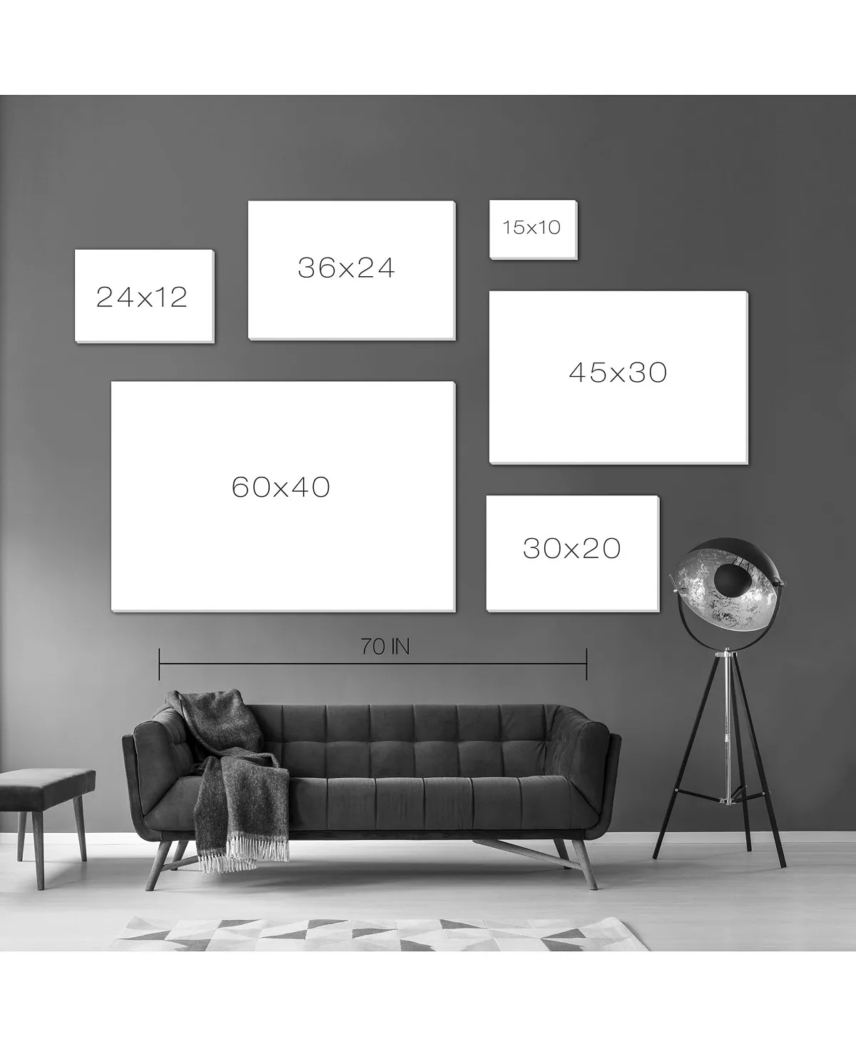 Oliver Gal Cracks Texture Giclee Art Print On Gallery Wrap Canvas - Image 5