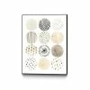 Giant Art 20 X 16 Neutral Pattern Play II Art Block Framed Canvas