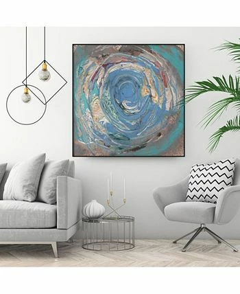 Giant Art 30 X 30 Space Oddity I Art Block Framed Canvas - Image 3