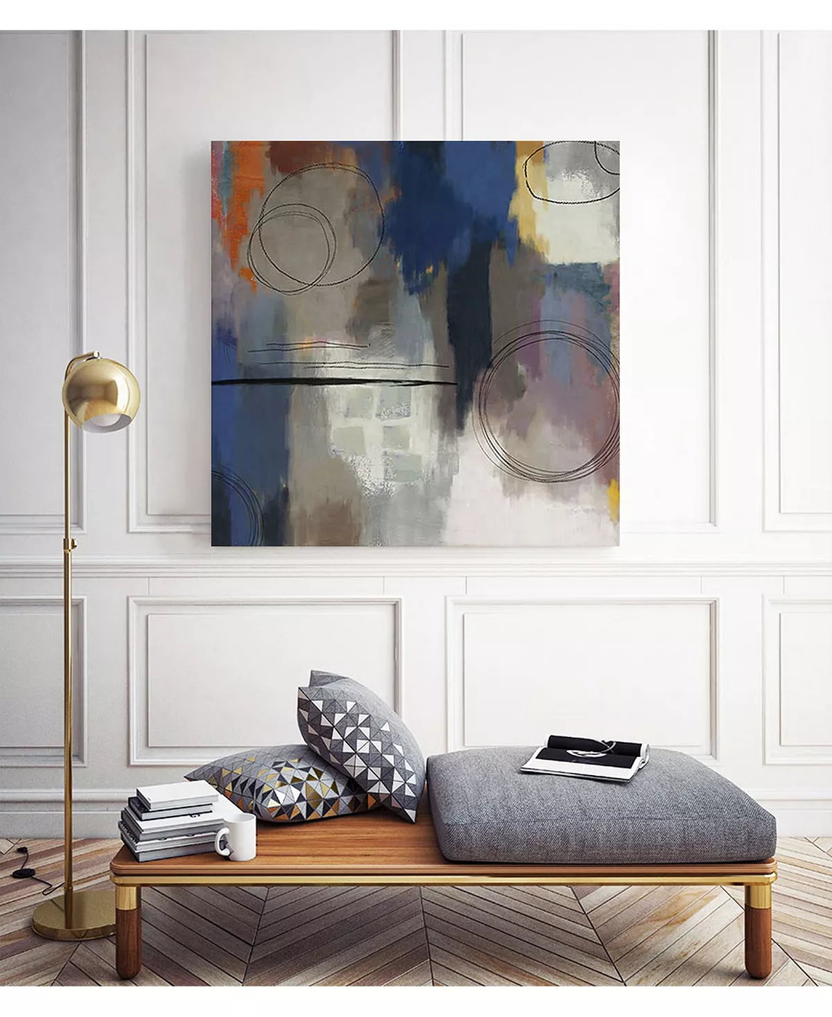 Giant Art 20 X 20 Touch II Museum Mounted Canvas Print - Image 6