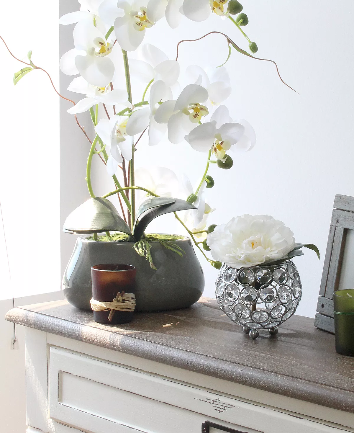 Elegant Designs Pse Crystal Circular Bowl Candle Holder, Flower Vase, Wedding Centerpiece - Image 3