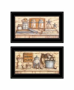 Trendy D&eacute;cor 4U My Happy Place 2-Piece Vignette By Mary June Collection
