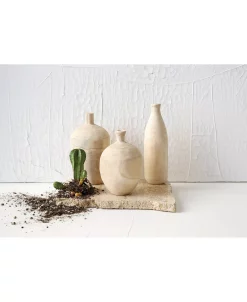 3R Studio Paulownia Wood Vases