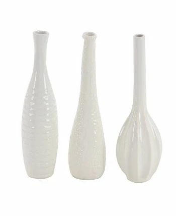 Rosemary Lane Ceramic Glam 2 Piece Vase Set - Image 2