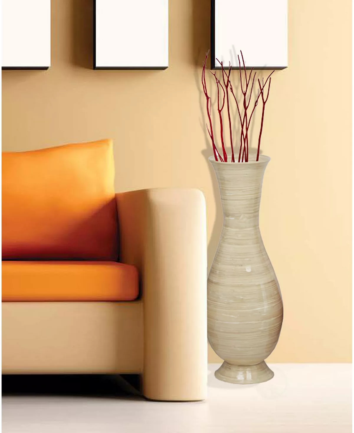 Uniquewise Tall Modern Handmade Floor Vase - Image 6