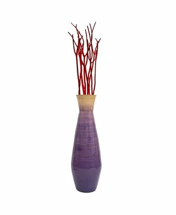 Uniquewise 28 Classic Bamboo Handmade Floor Vase - Image 2