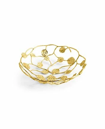 Michael Aram Botanical Leaf Gold Bread Basket - Image 2