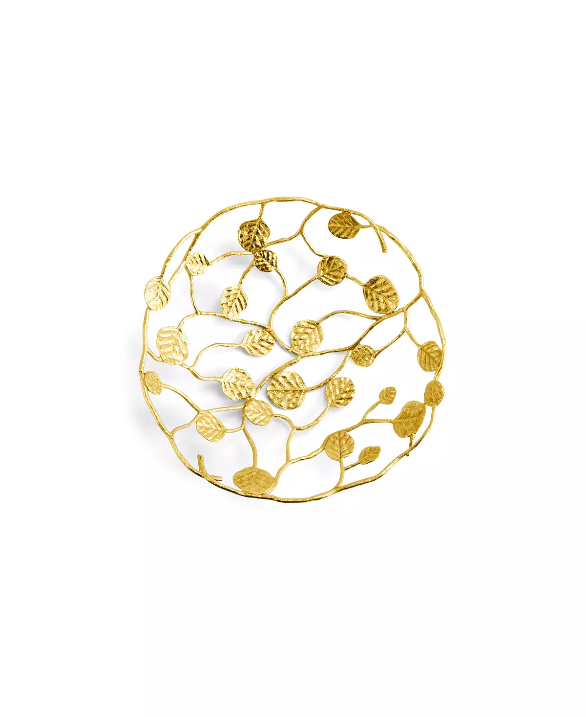 Michael Aram Botanical Leaf Gold Bread Basket - Image 4