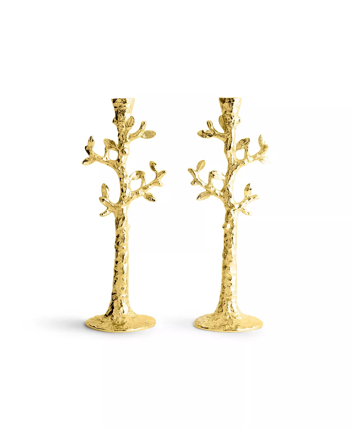 Michael Aram Tree Of Life Candle Holder Set Of 2 Gold - Image 3