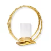 Classic Touch 4.75 Circle Hurricane Candle Holder