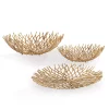 SPI Coral Design Tray And Bowls, Set Of 3