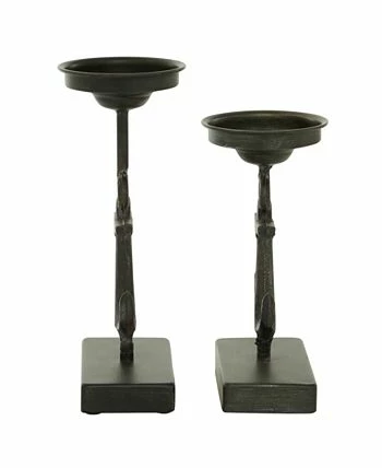 Rosemary Lane Coastal Candle Holder, Set Of 2 - Image 2