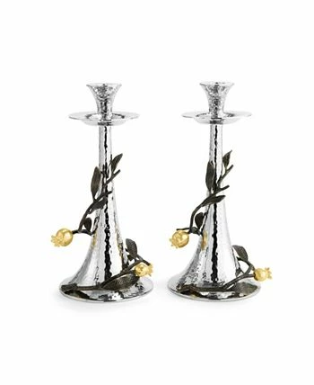Michael Aram Pomegranate 2 Piece Candleholder Set - Image 2