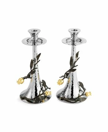Michael Aram Pomegranate 2 Piece Candleholder Set - Image 3