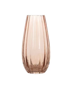 Home Essentials Ribbed Glass Vase