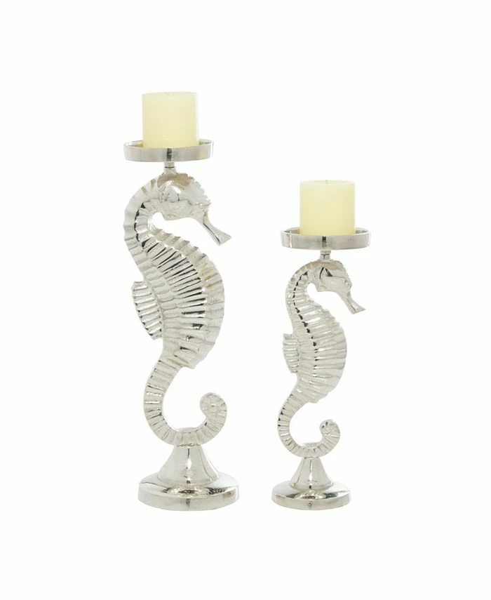 Rosemary Lane Coastal Candle Holder, Set Of 2